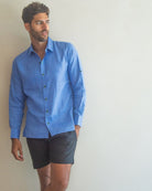 CAPRI Linen Bermudas - Black - CRASQI