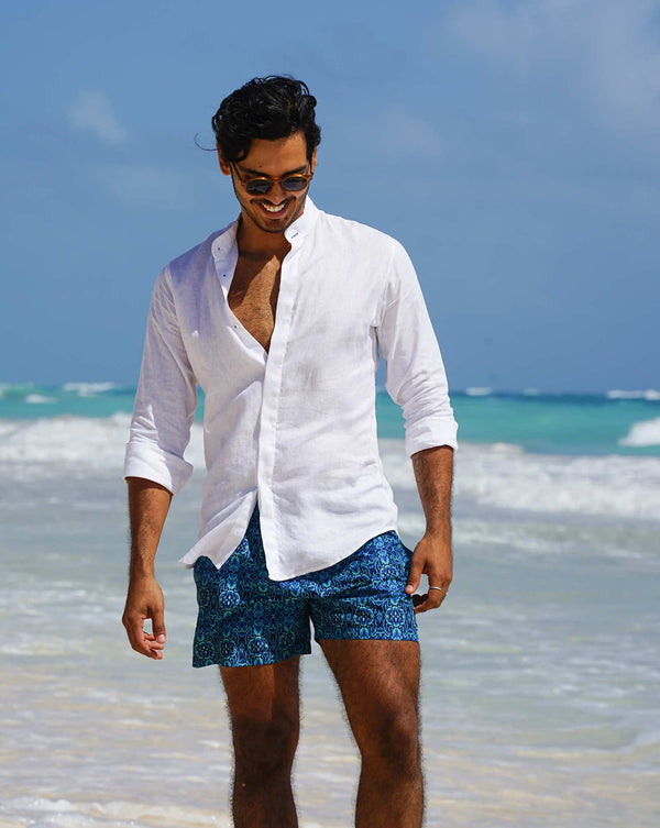 GLOW REEF Swim Shorts - CRASQI