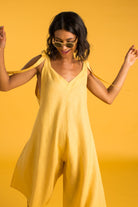 GRANADINA Linen Jumper - Gold - CRASQI