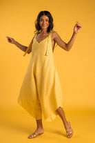 GRANADINA Linen Jumper - Gold - CRASQI