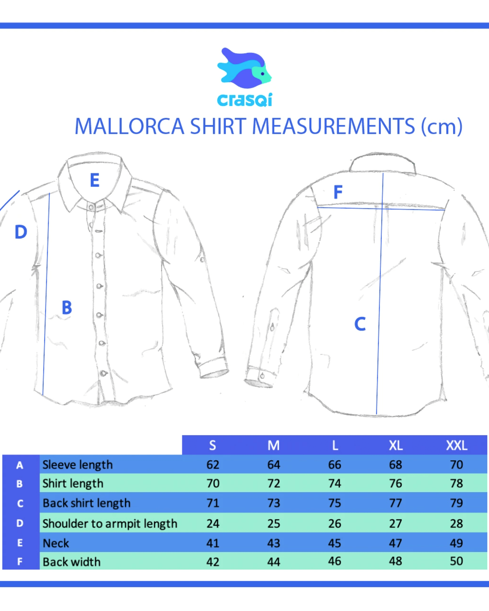 MALLORCA Linen Shirt - Blue Reef/Neon Yellow/Blue - CRASQI